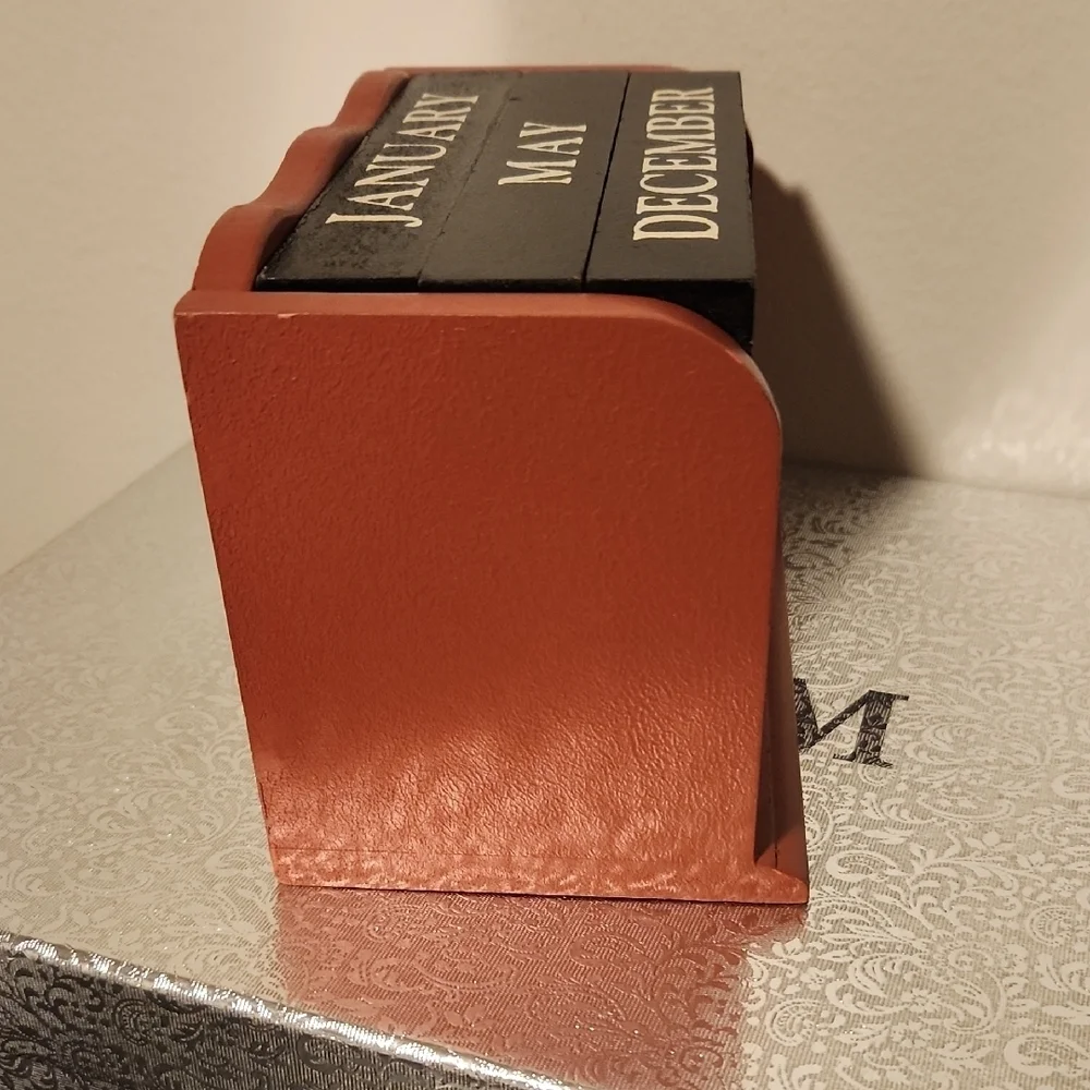 Black and Brown Perpetual Calendar